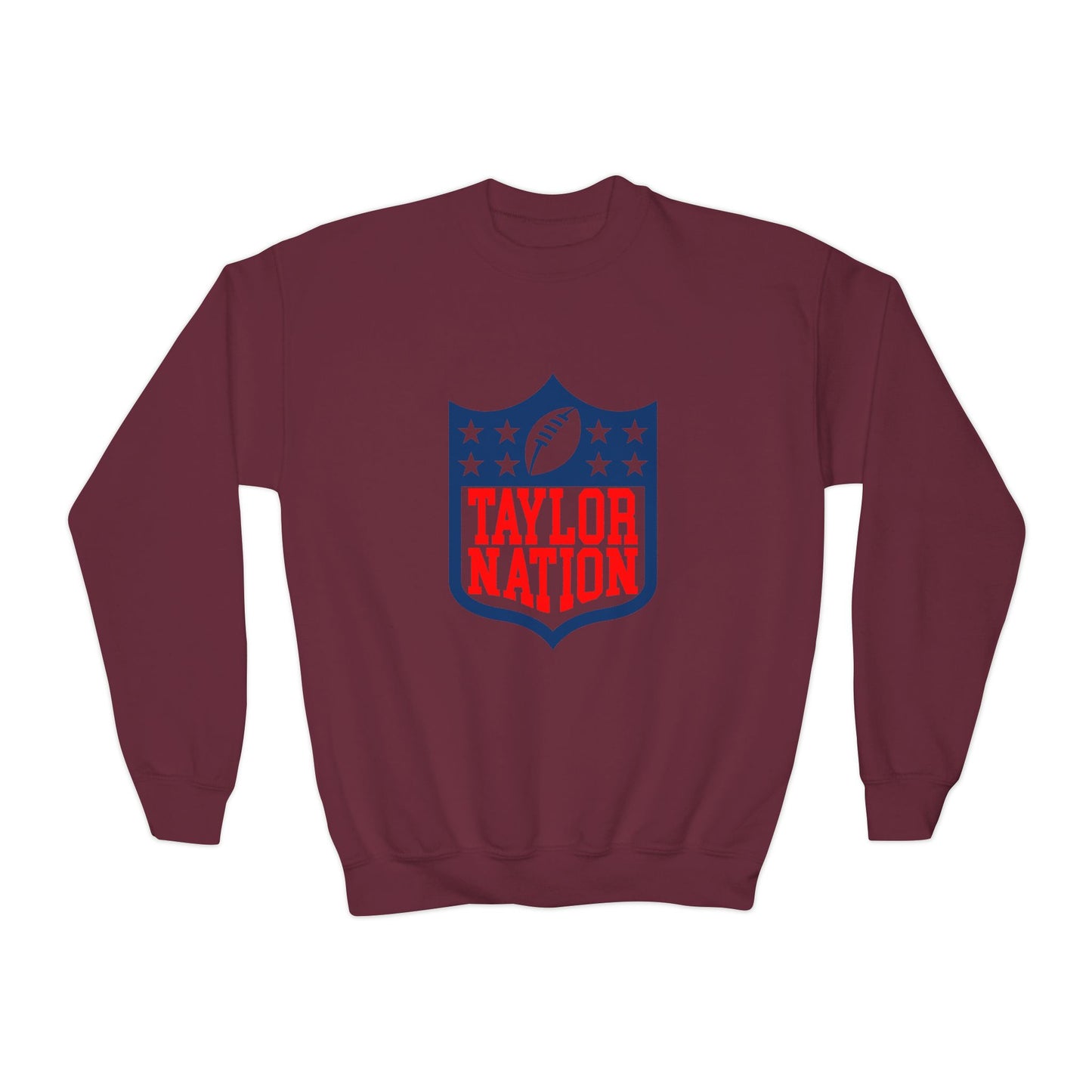 Taylor nation Youth Crewneck Sweatshirt