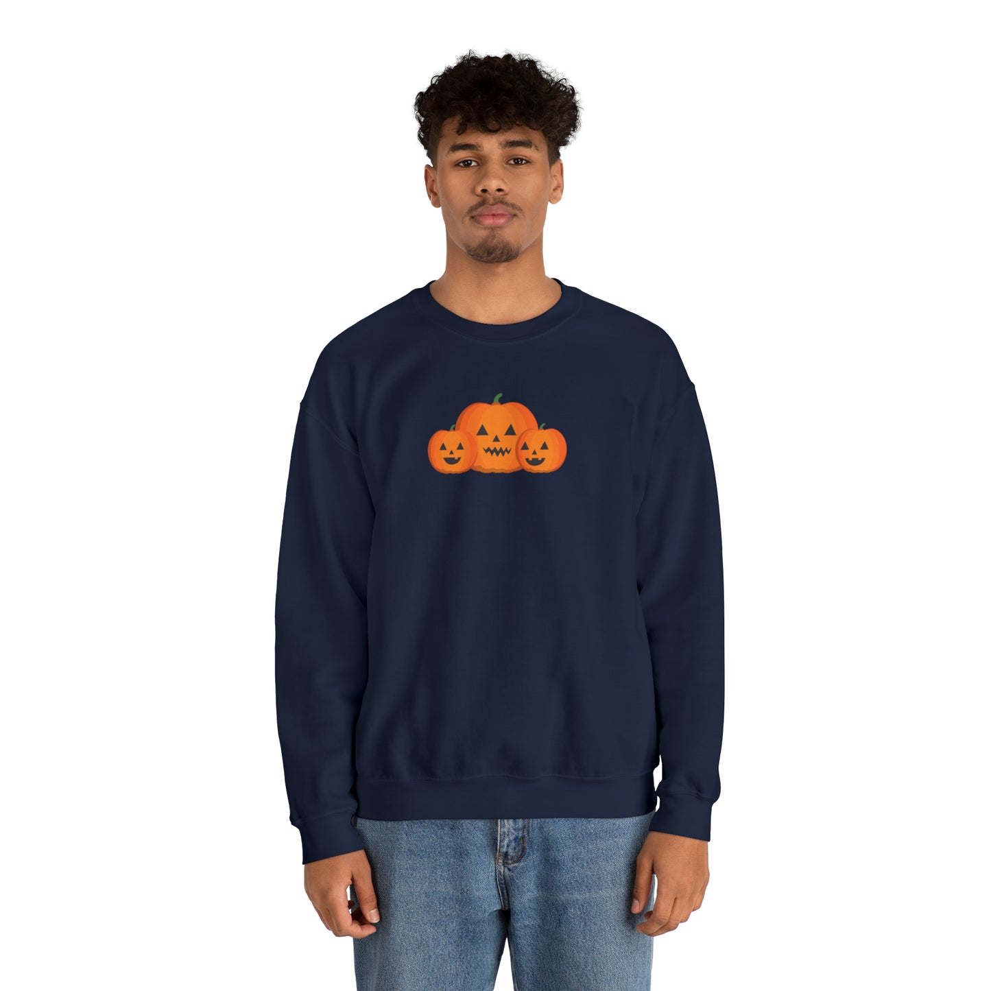 3 Little Pumpkins Unisex Heavy Blend Crewneck Sweatshirt