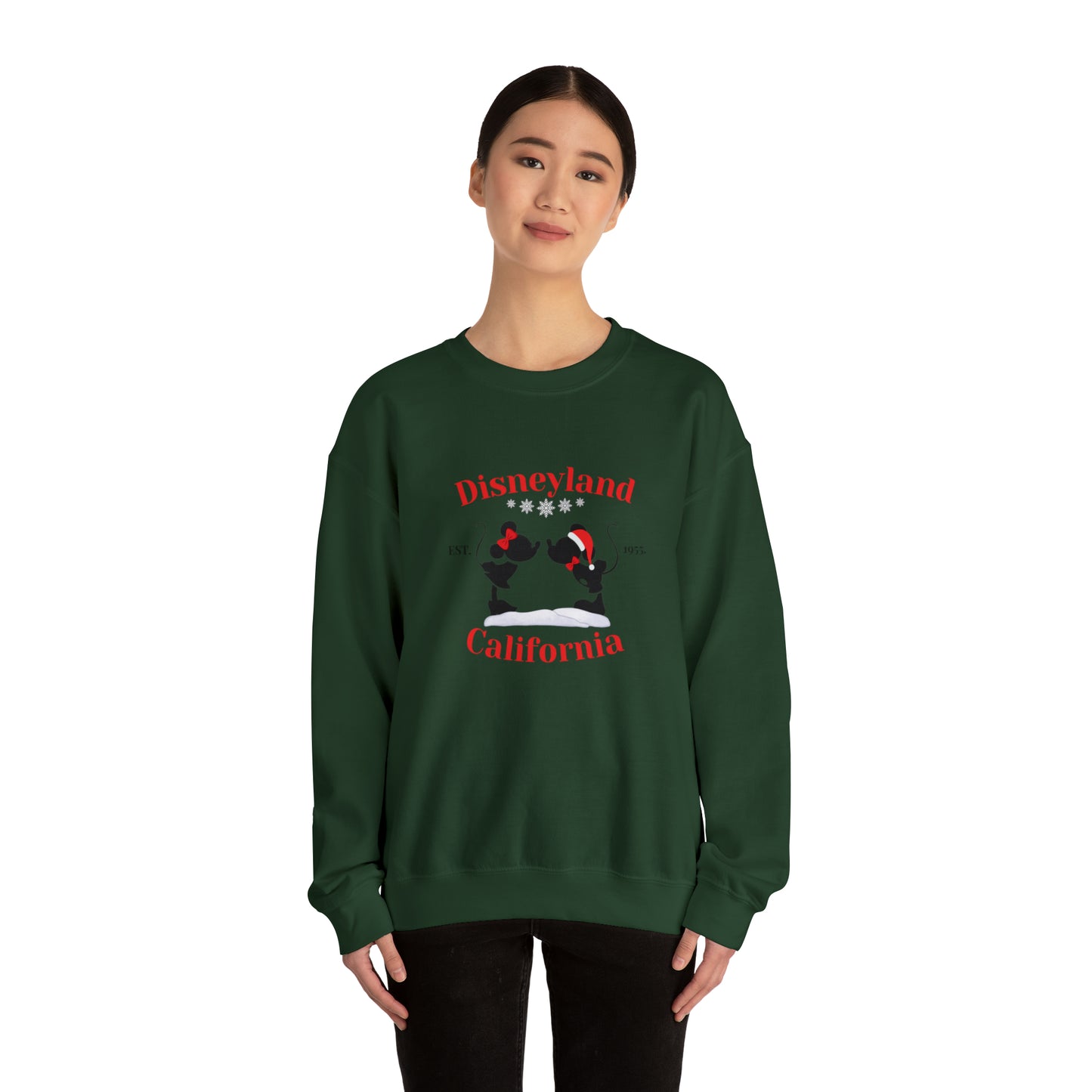 Mickey and Minnie Christmas  Crewneck Sweatshirt