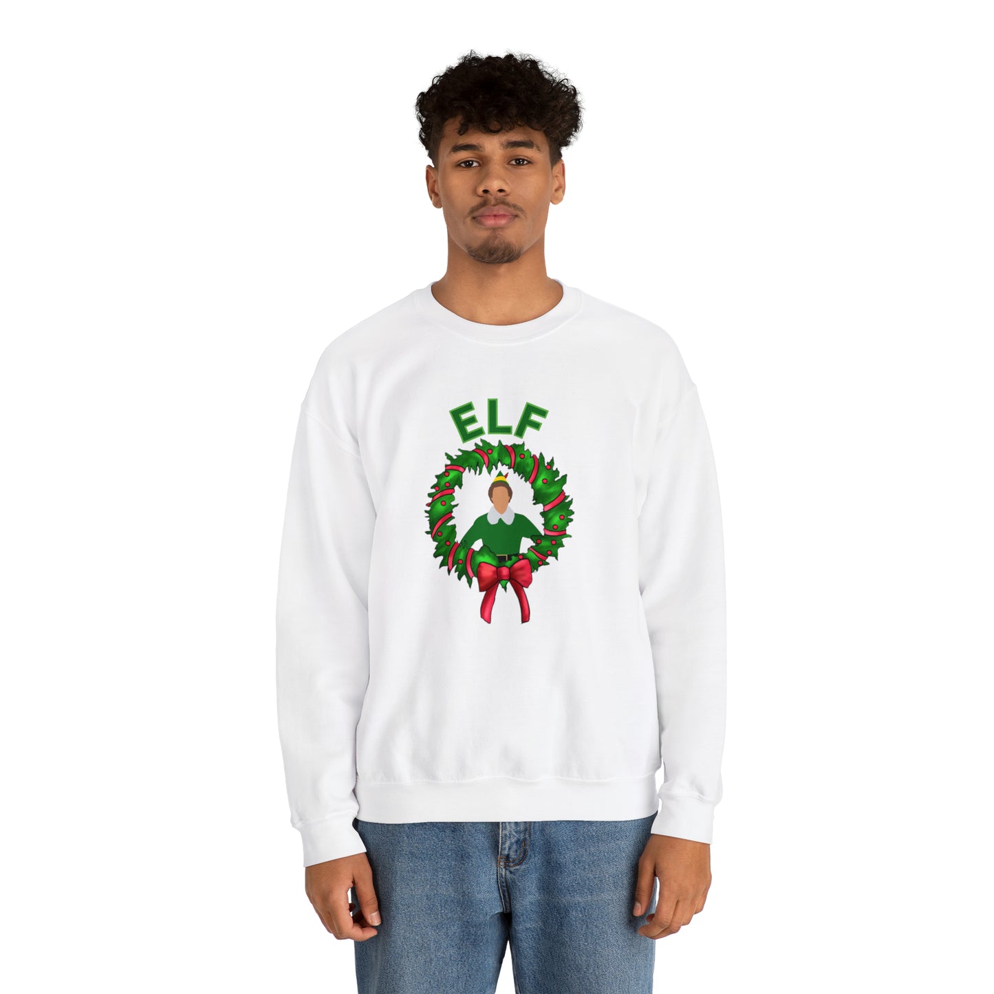Buddy Elf Christmas Unisex Heavy Blend Crewneck Sweatshirt