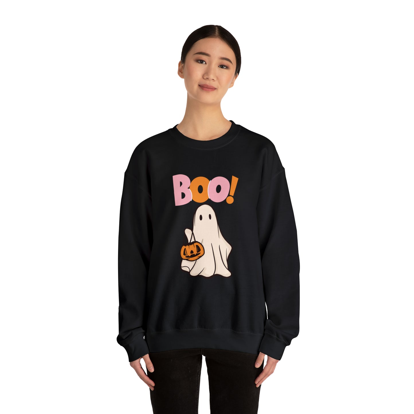 Boo Unisex Heavy Blend Crewneck Sweatshirt