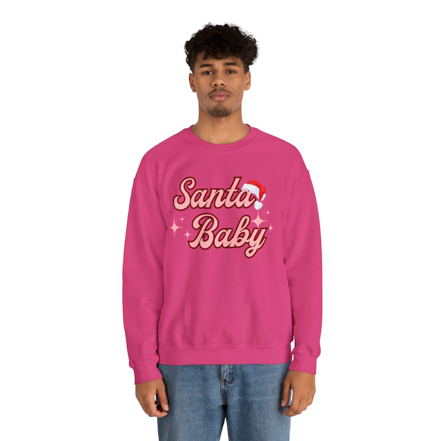 Santa Baby Unisex Heavy Blend Crewneck Sweatshirt
