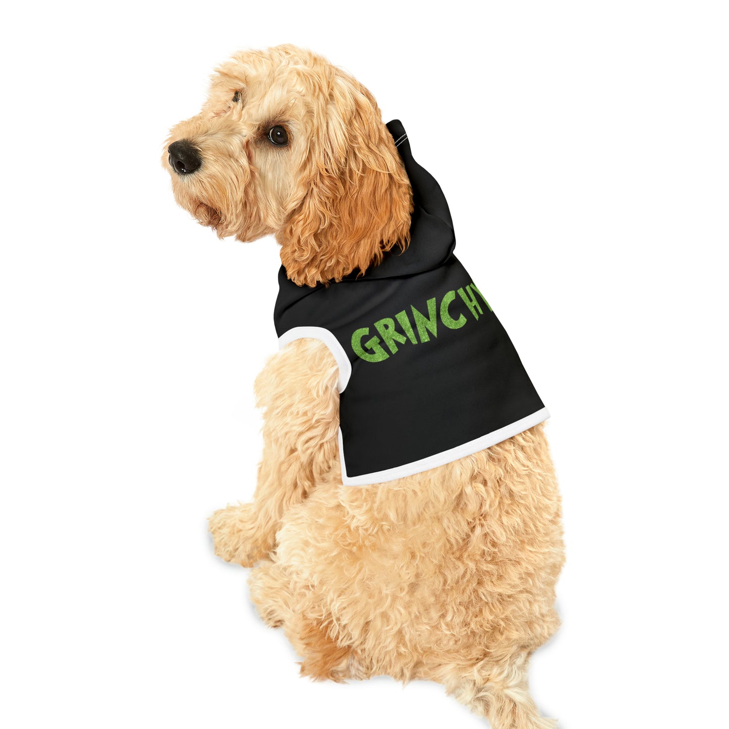 Grinchy Black Pet Hoodie