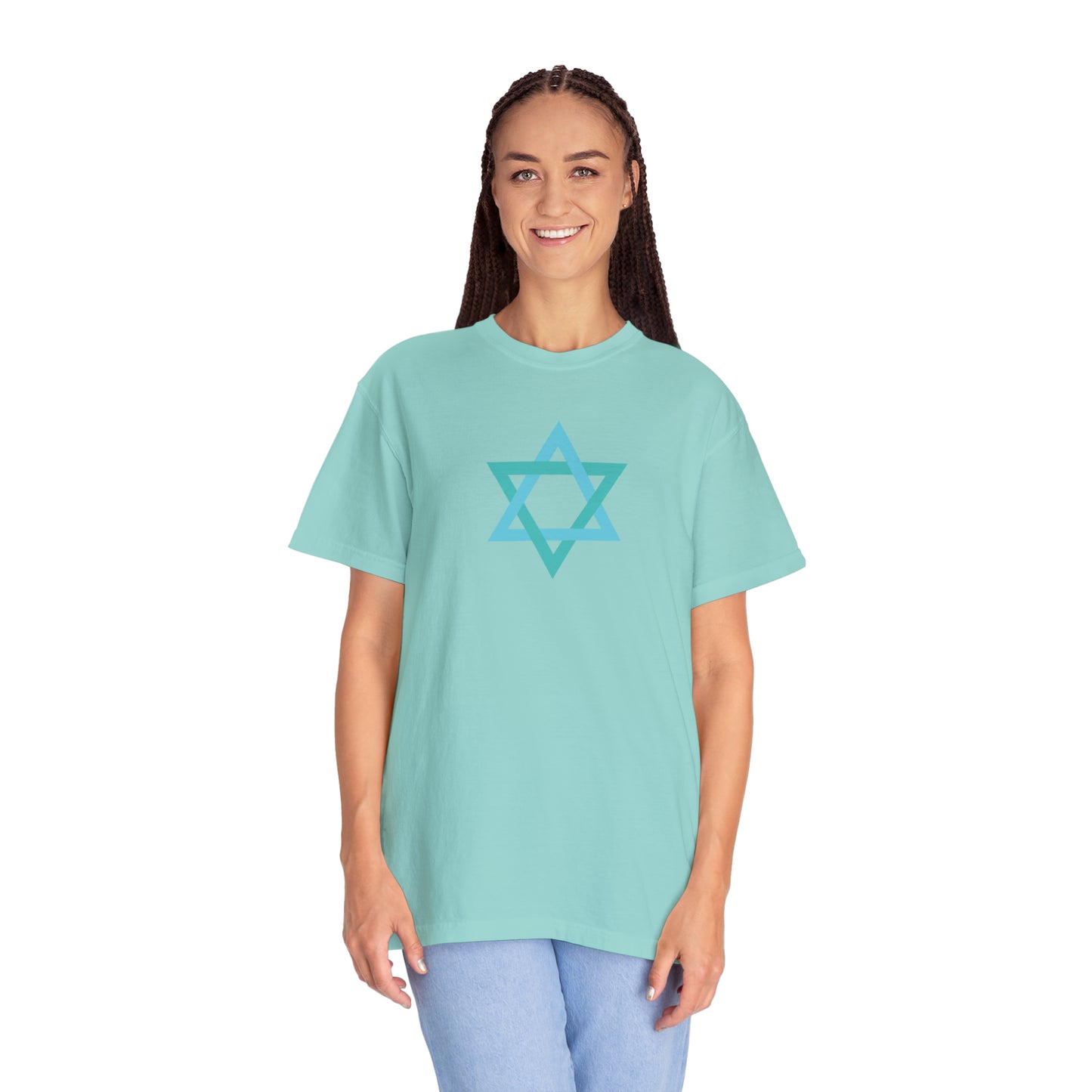 Jewish Star Unisex Garment-Dyed T-shirt