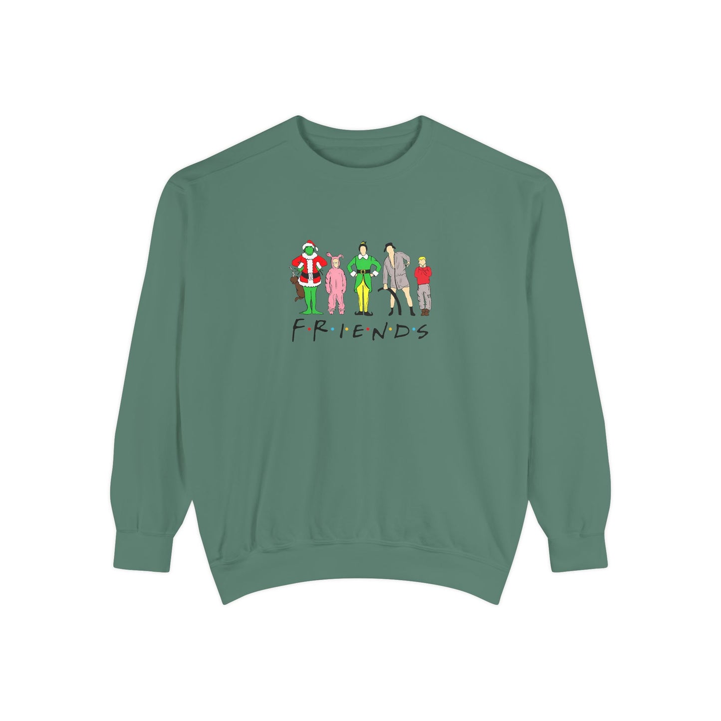 Friends comfort colors Unisex Garment-Dyed Sweatshirt