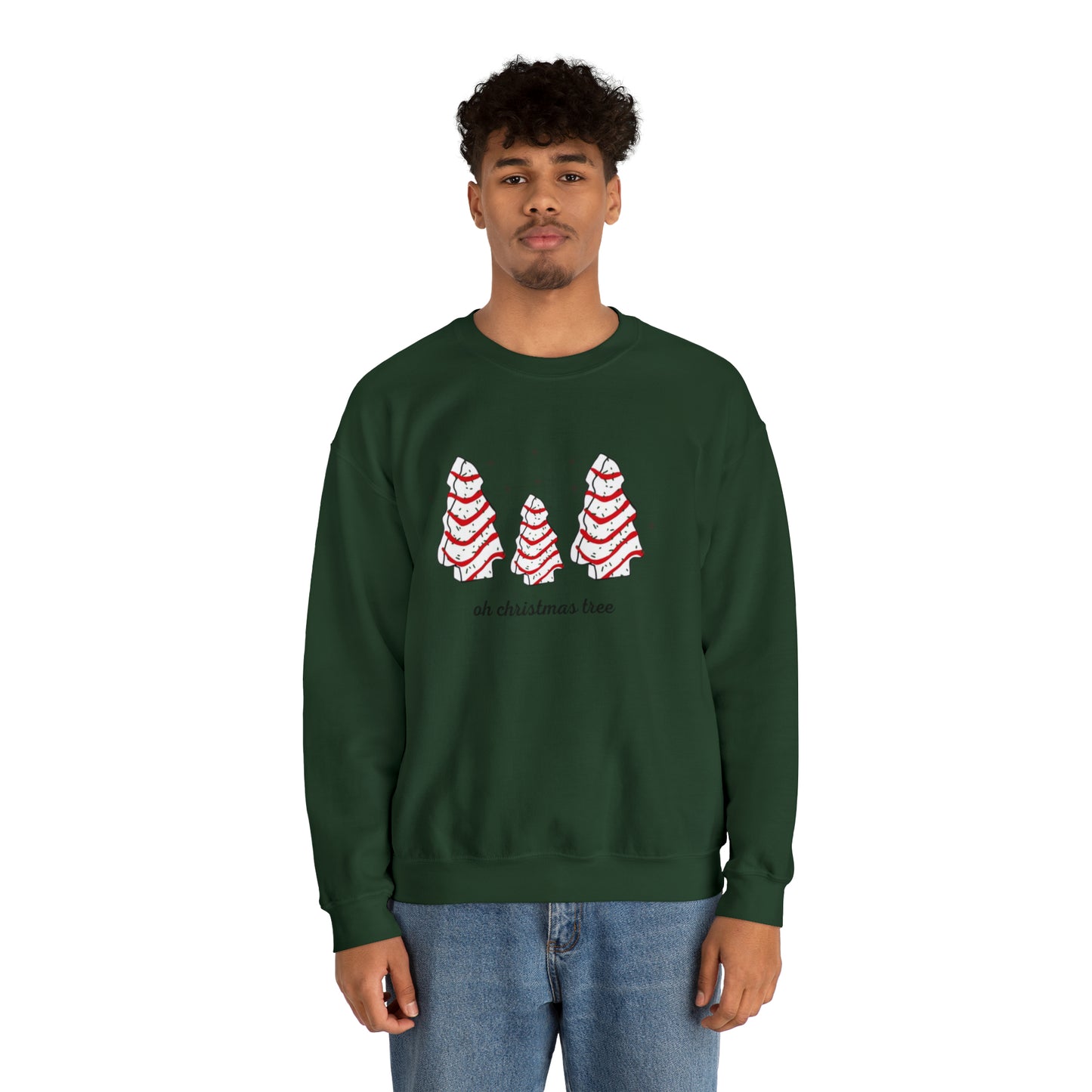 Oh Christmas Tree Unisex Heavy Blend Crewneck Sweatshirt