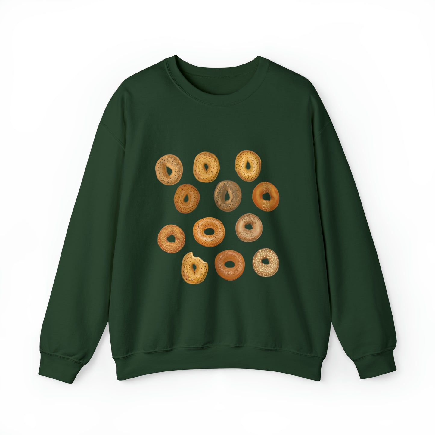 Bagels Unisex Heavy Blend Crewneck Sweatshirt