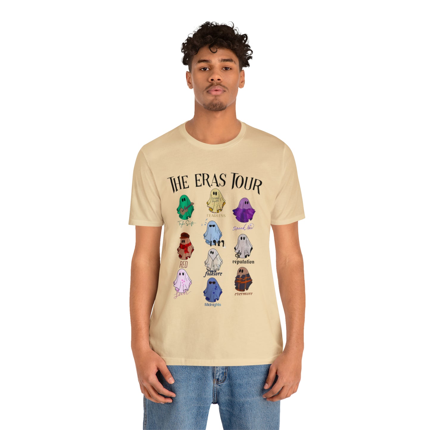 The Eras Tour Ghost Unisex Jersey Short Sleeve Tee