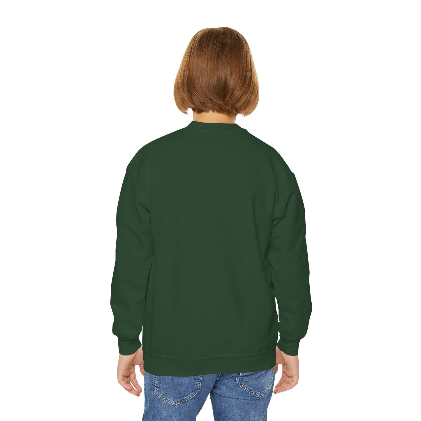Buddy elf kids Crewneck Sweatshirt - Elf Holiday Comfort, Festive Gift for Kids, Cozy Winter Apparel, Christmas Sweater, Family Gathering Outfit