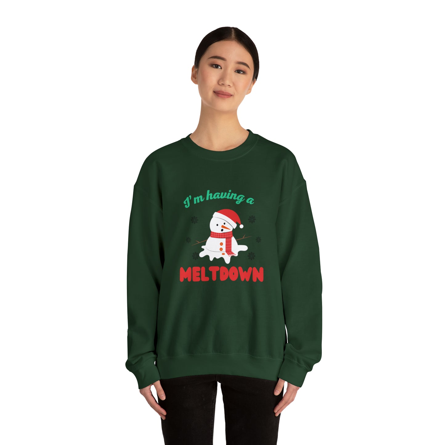 I’m having a meltdown snowman Unisex Sweatshirt
