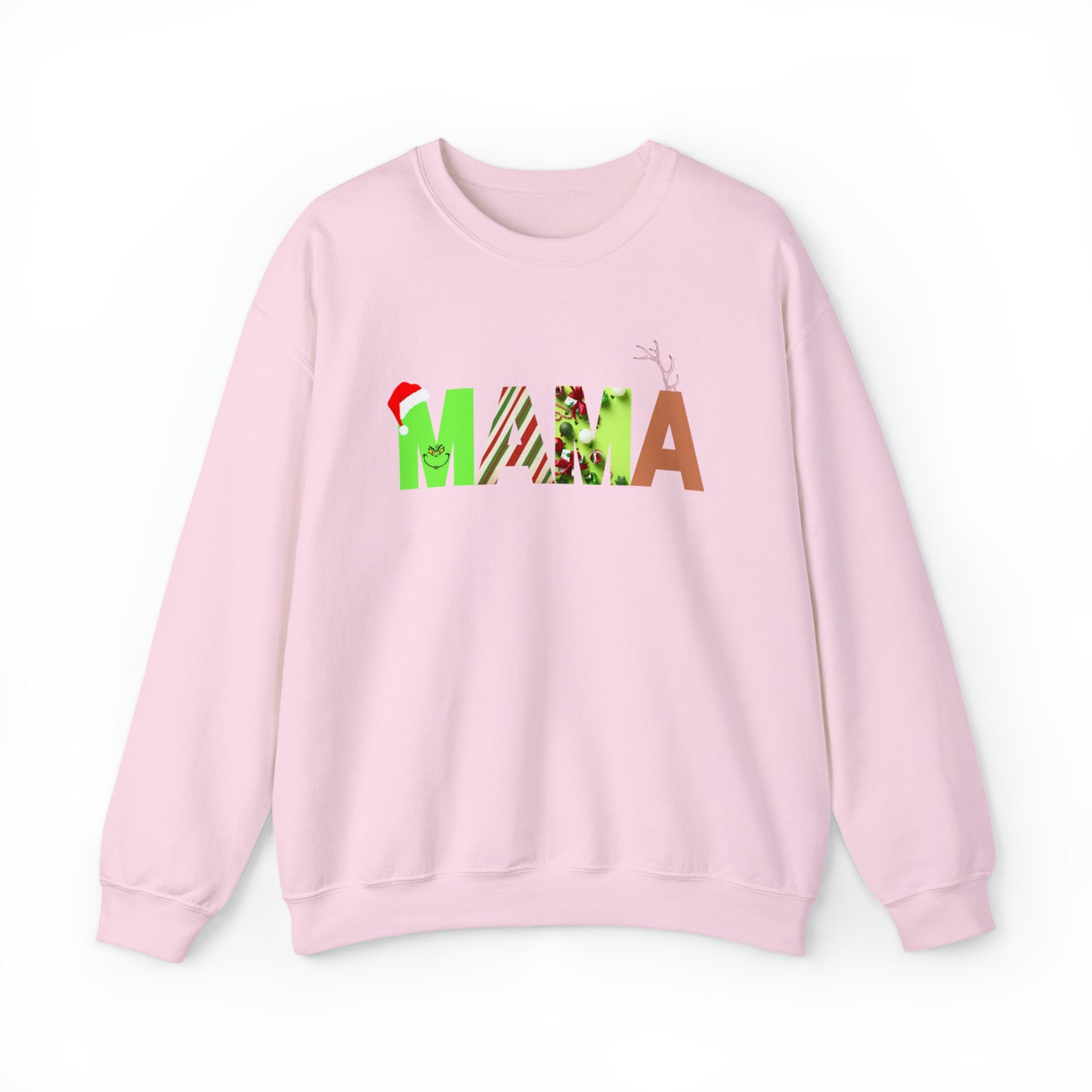 Mama Grinch Unisex Heavy Blend Crewneck Sweatshirt