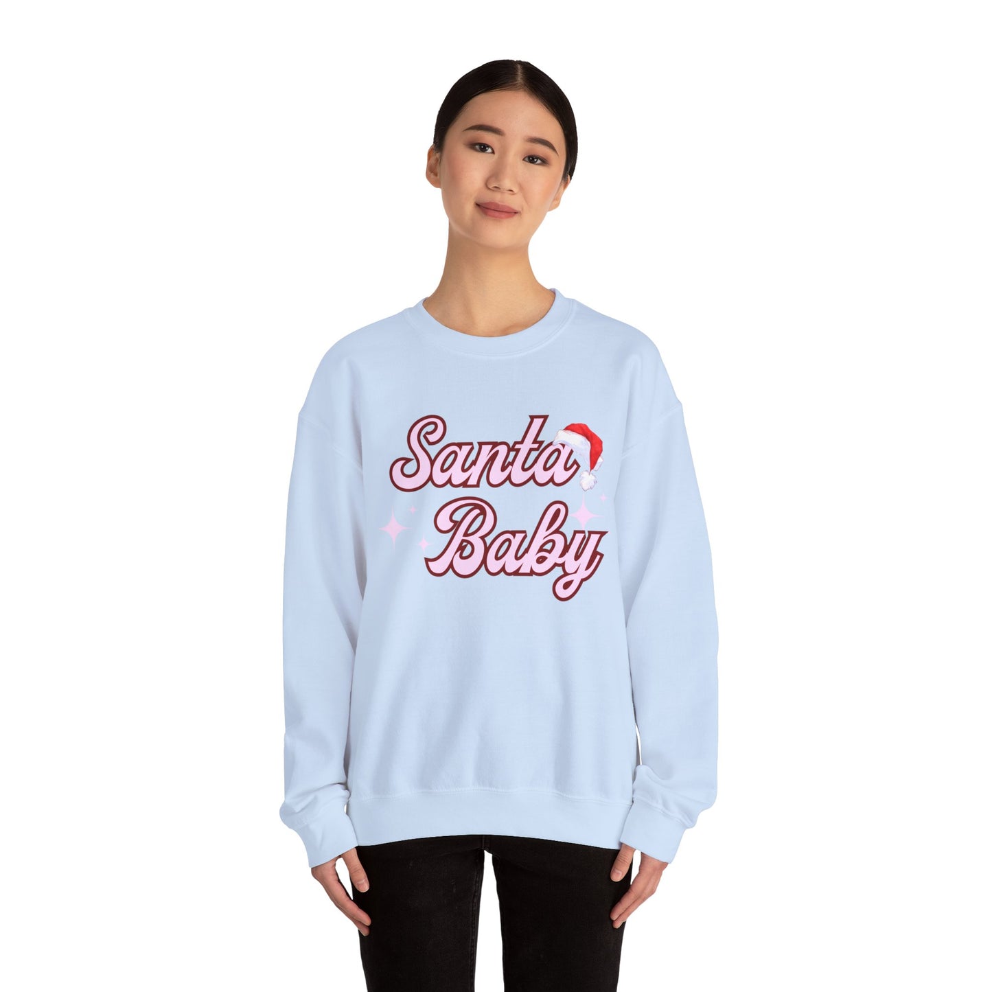 Santa Baby Unisex Heavy Blend Crewneck Sweatshirt