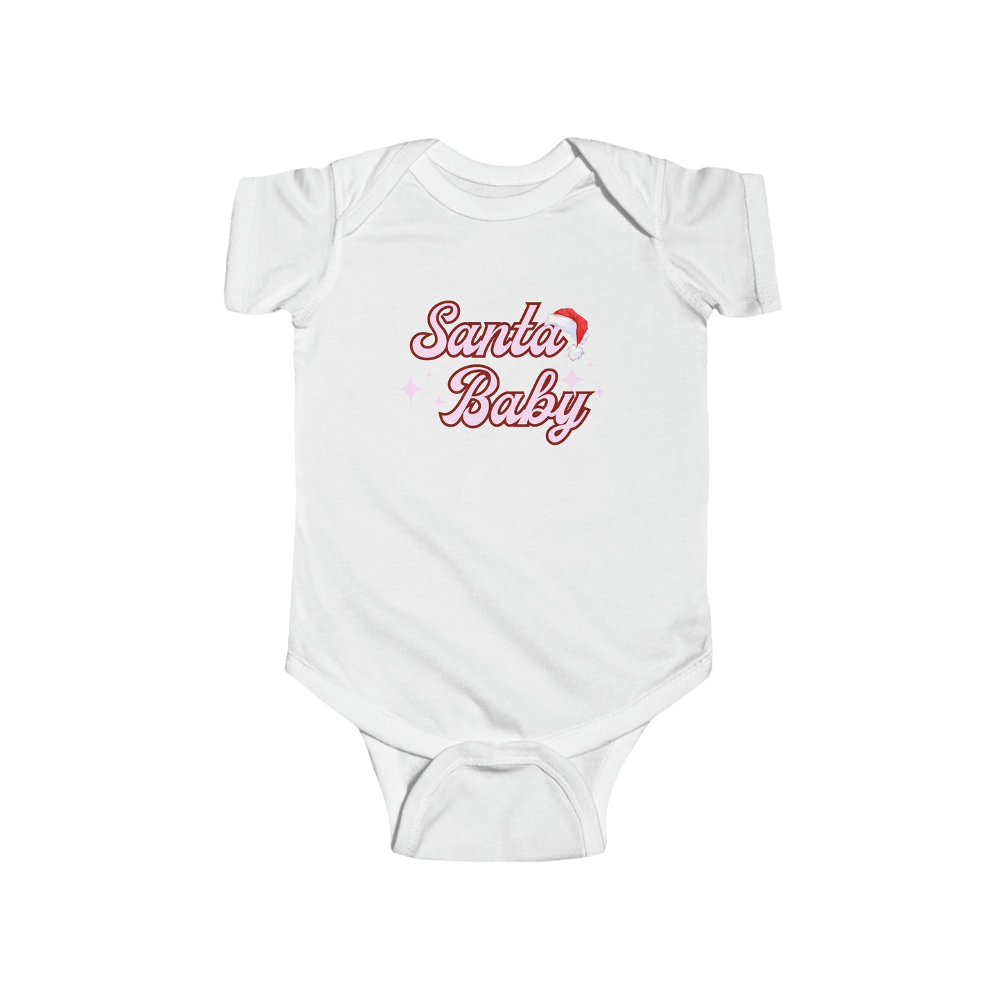 Santa Baby Infant Fine Jersey Onesie