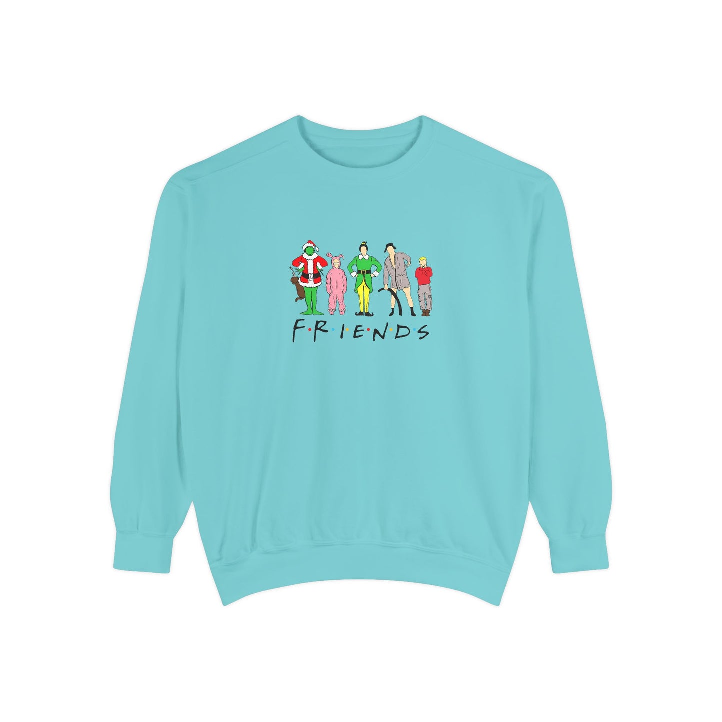 Friends comfort colors Unisex Garment-Dyed Sweatshirt