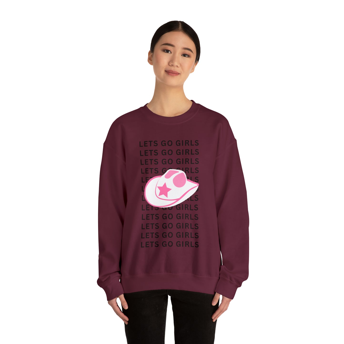 Let’s Go Girls Logo Unisex Heavy Blend™ Crewneck Sweatshirt