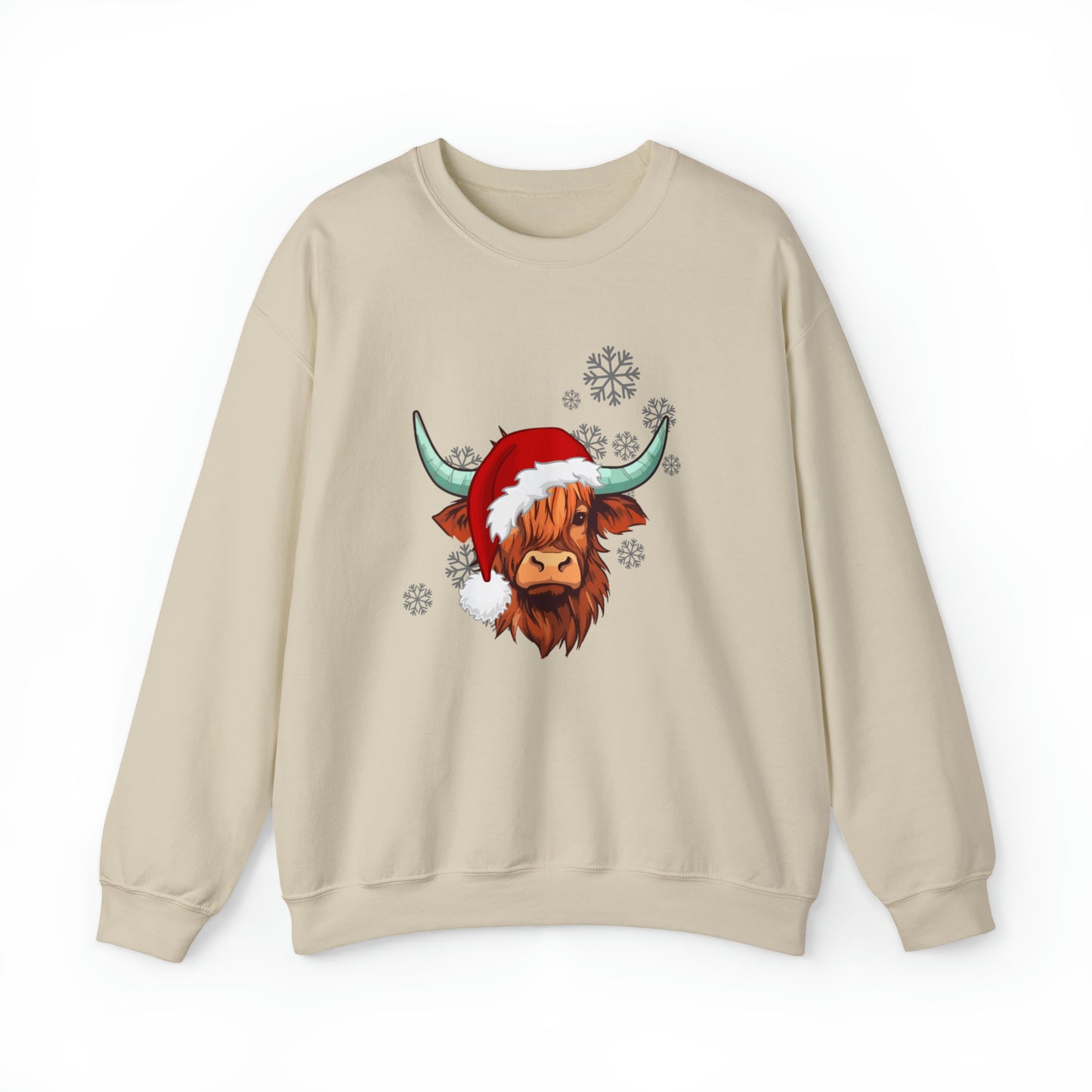 Highland Cow Santa Unisex Sweatshirt