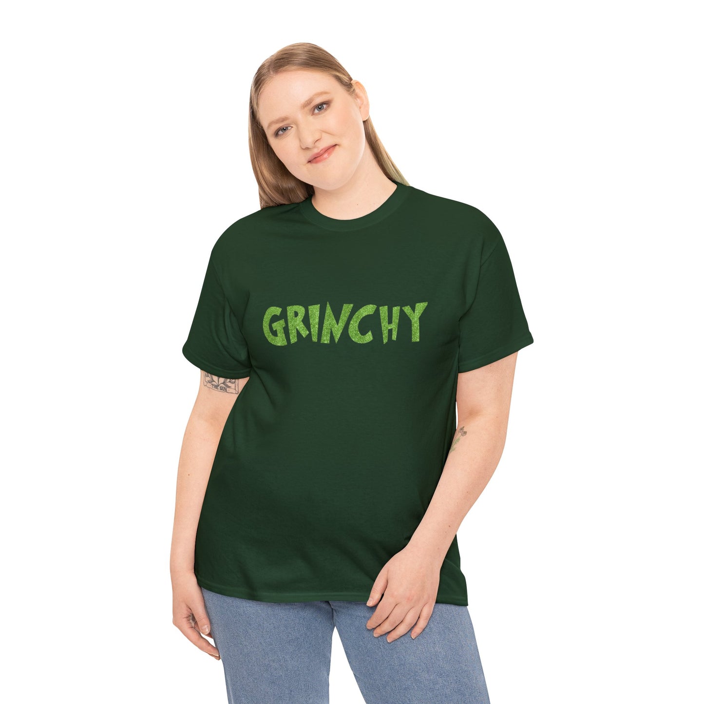 Grinchy Unisex Heavy Cotton Tee