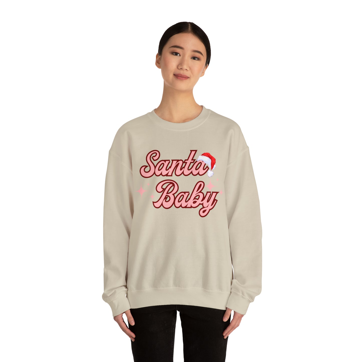 Santa Baby Unisex Heavy Blend Crewneck Sweatshirt