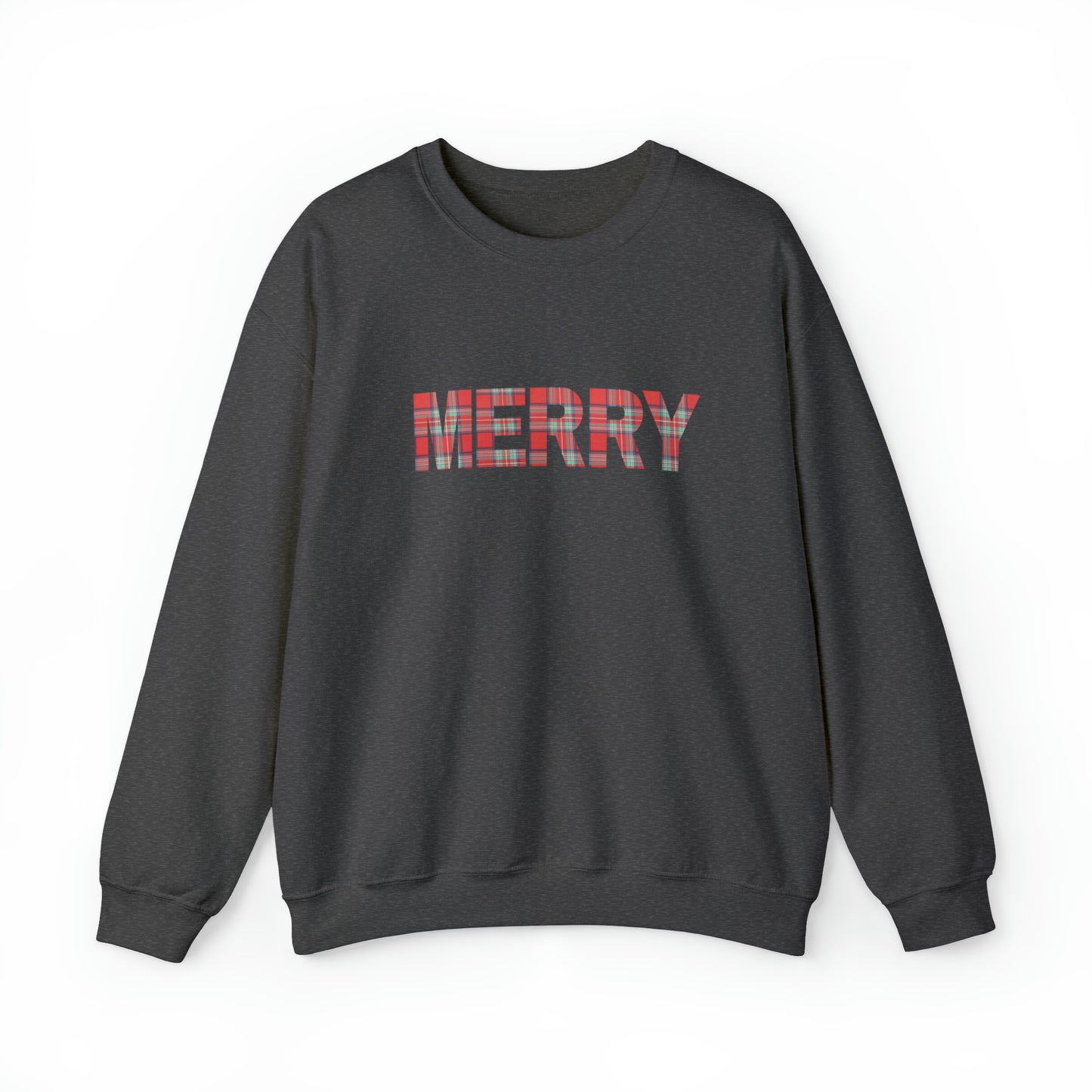 Merry Plaid Unisex Heavy Blend Crewneck Sweatshirt
