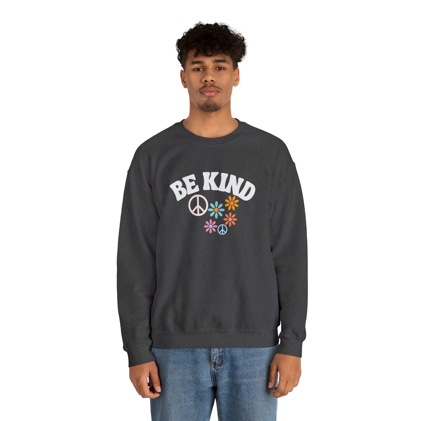 Be Kind Unisex Heavy Blend Crewneck Sweatshirt
