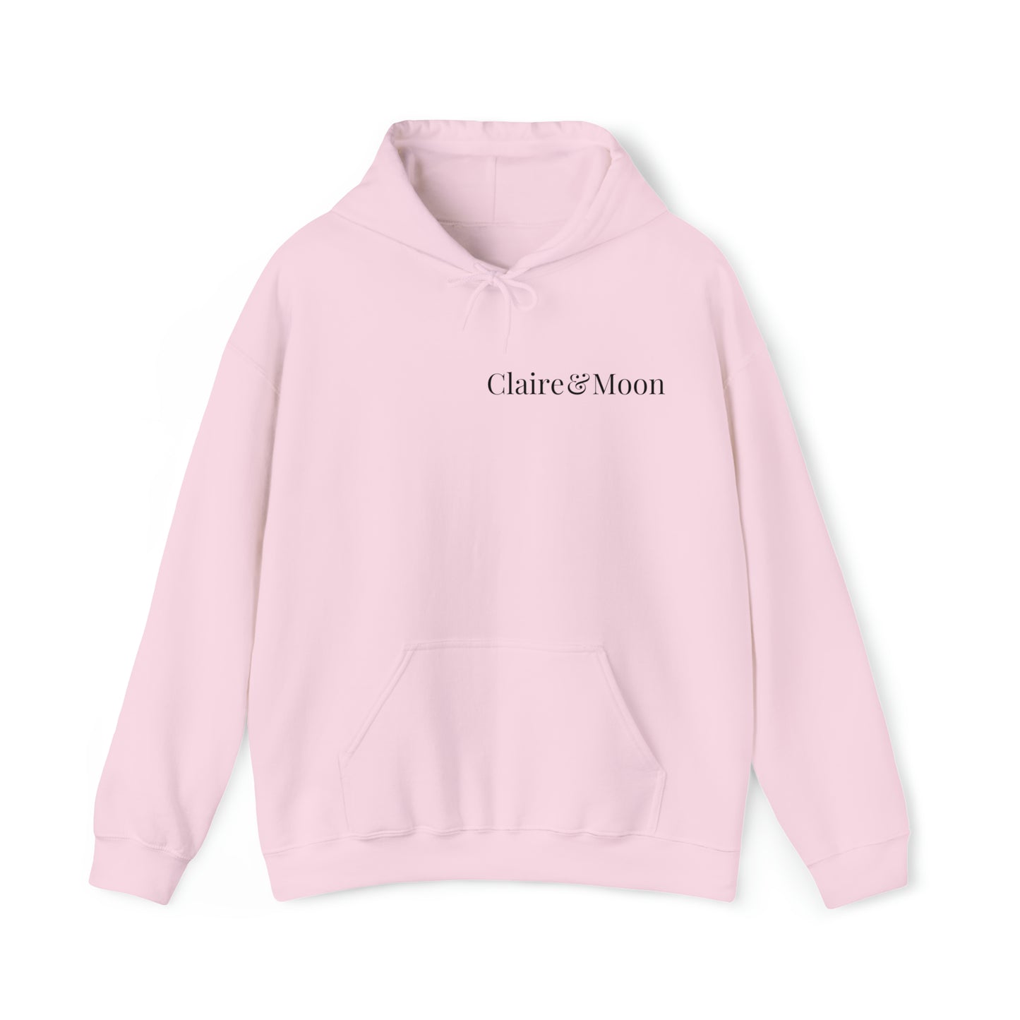 Claireandmoon Black Logo Unisex Heavy Blend™ Hooded Sweatshirt
