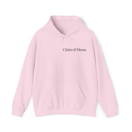 Claireandmoon Black Logo Unisex Heavy Blend™ Hooded Sweatshirt
