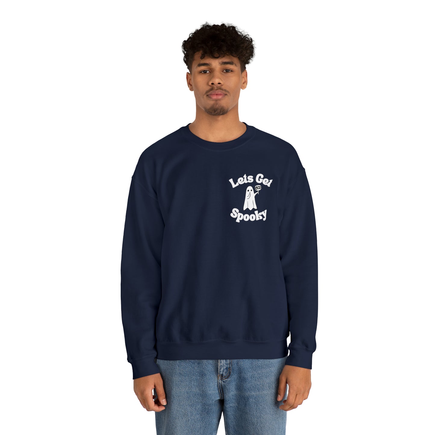 Let’s get spooky ghost Unisex Heavy Blend™ Crewneck Sweatshirt