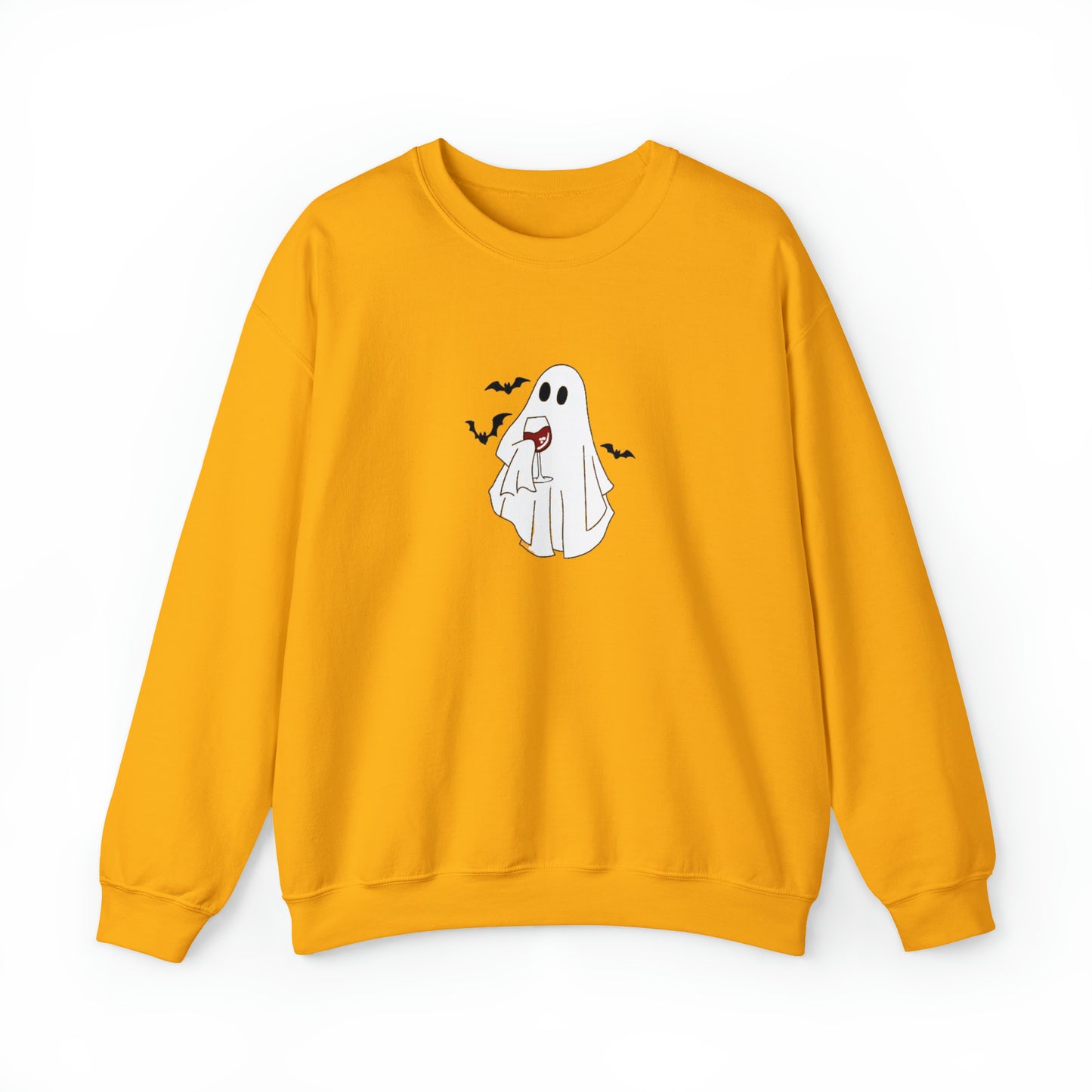 Ghost Wine Unisex Heavy Blend Crewneck Sweatshirt