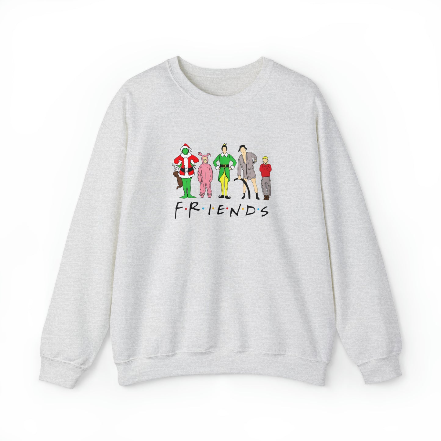 Friends Christmas Unisex Heavy Blend Crewneck Sweatshirt
