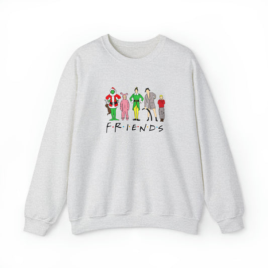Friends Christmas Unisex Heavy Blend Crewneck Sweatshirt