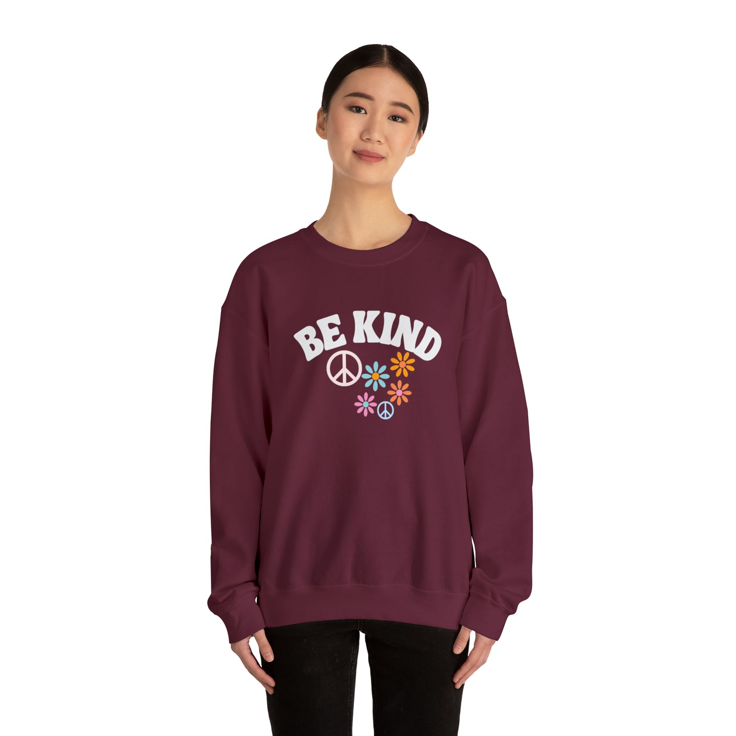 Be Kind Unisex Heavy Blend Crewneck Sweatshirt