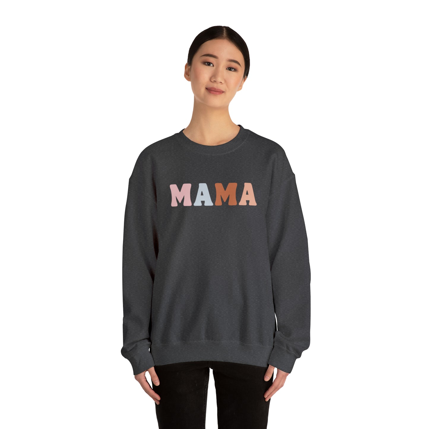 Mama Pastel Unisex Heavy Blend Crewneck Sweatshirt