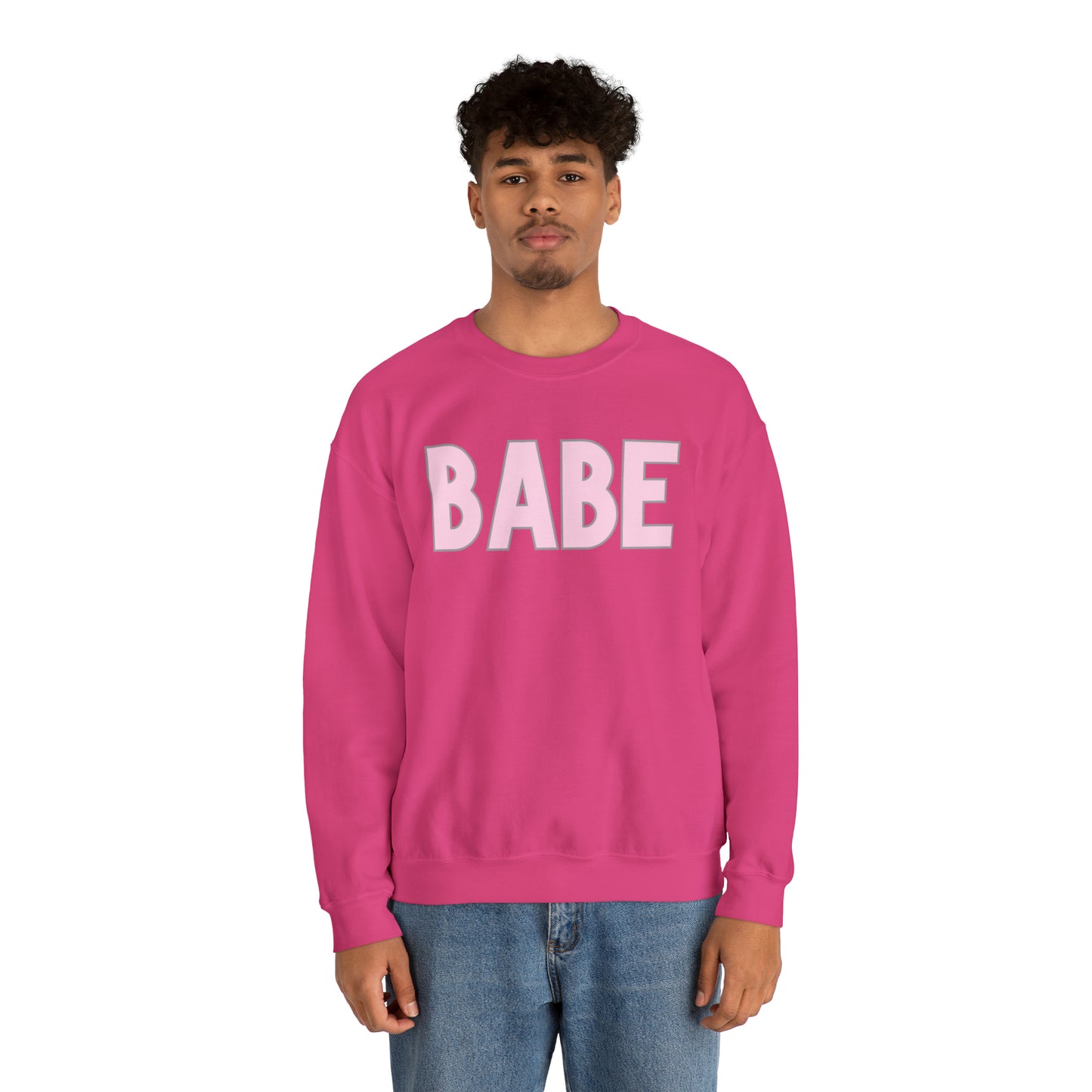 Babe Unisex Heavy Blend Crewneck Sweatshirt