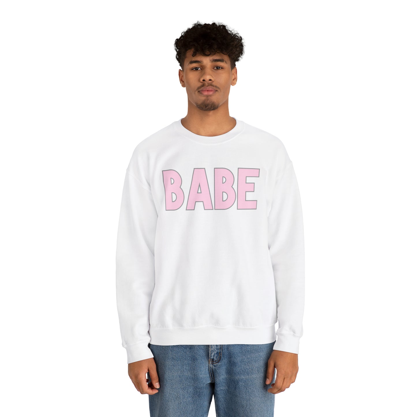 Babe Unisex Heavy Blend Crewneck Sweatshirt
