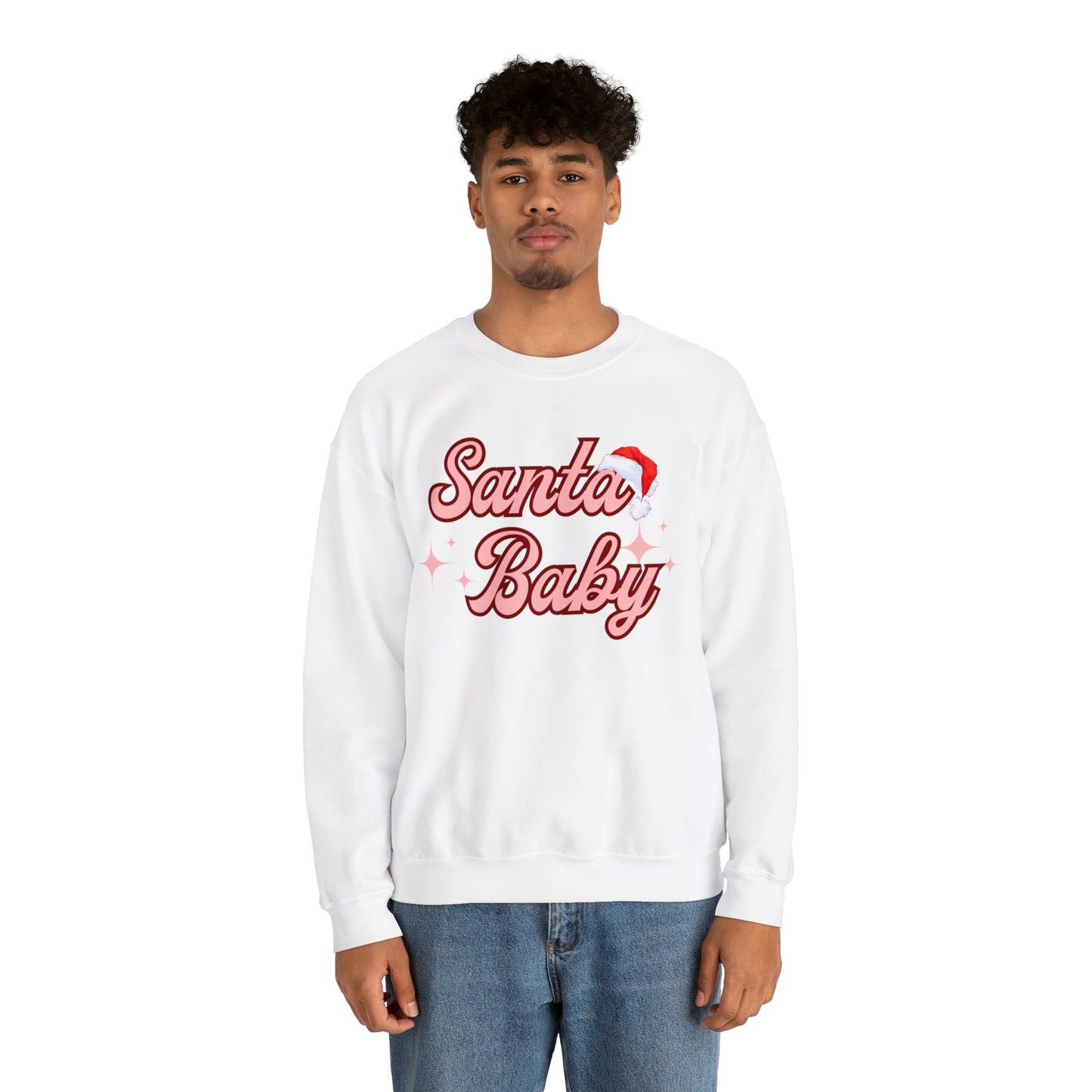 Santa Baby Unisex Heavy Blend Crewneck Sweatshirt