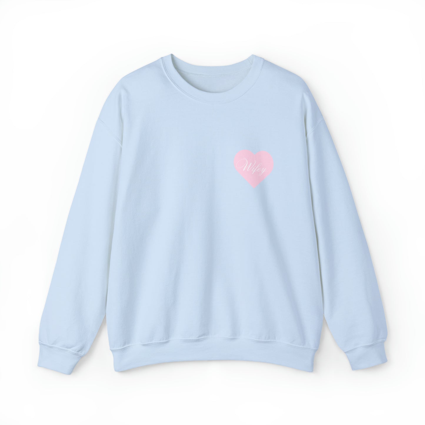 Wifey Heart Unisex Heavy Blend™ Crewneck Sweatshirt