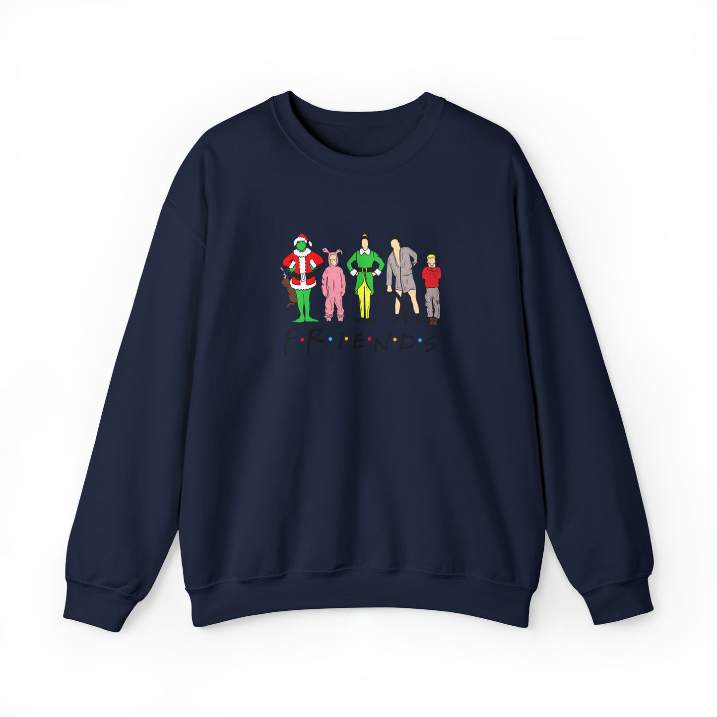 Friends Christmas Unisex Heavy Blend Crewneck Sweatshirt