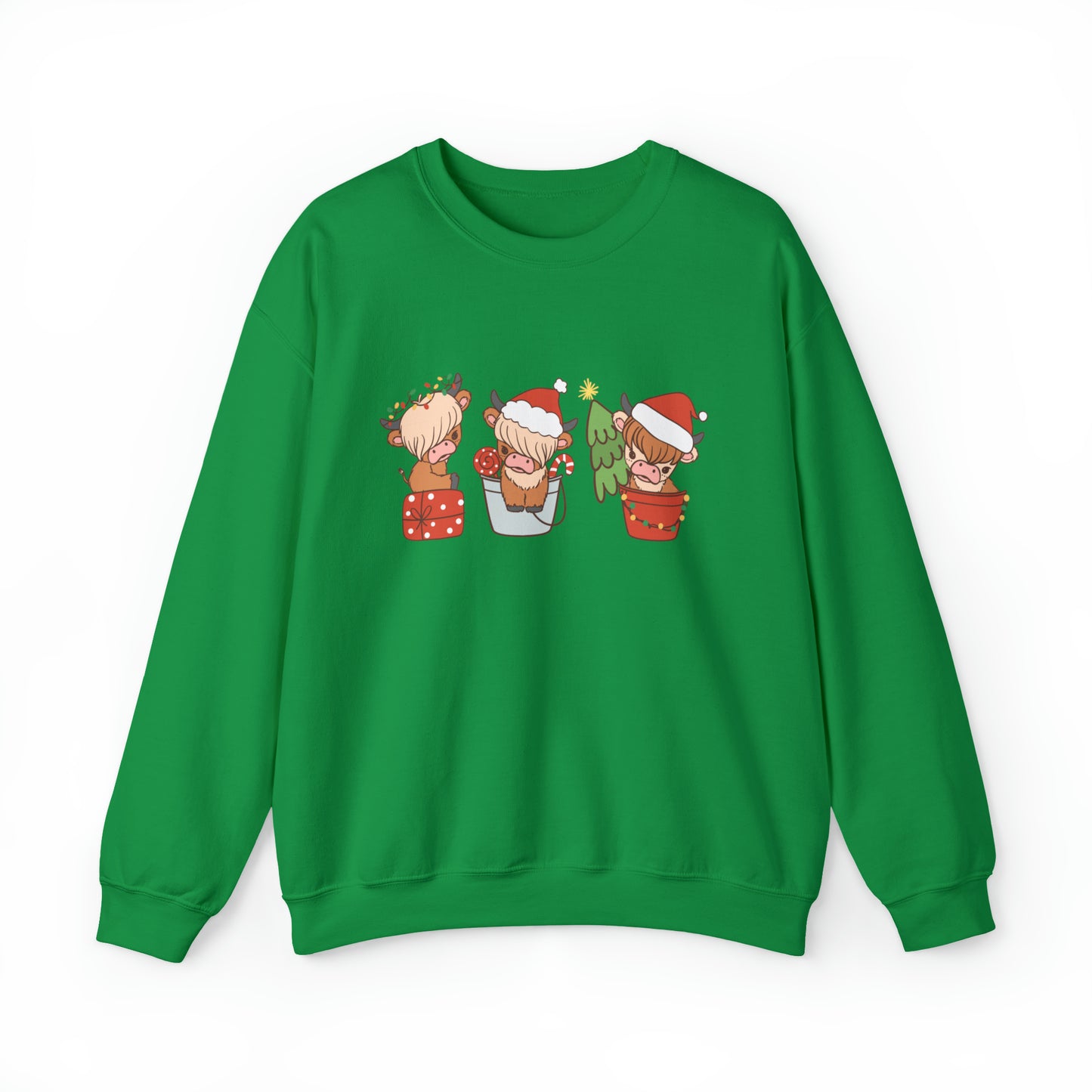 Highland Cows Christmas Unisex Sweatshirt