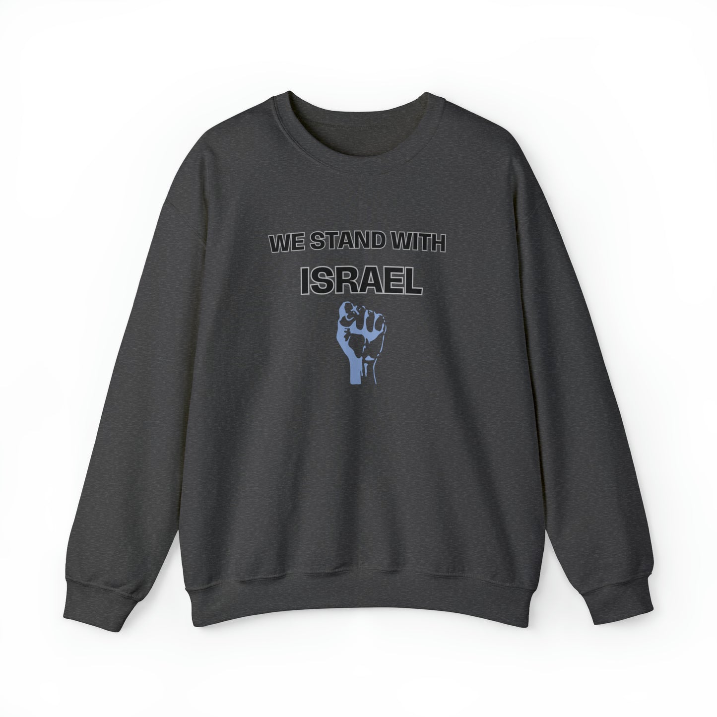We Stand For Israel Unisex Heavy Blend™ Crewneck Sweatshirt