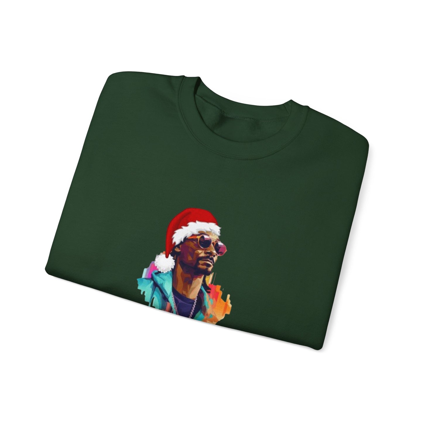 Snoop Dog Christmas Unisex Heavy Blend Crewneck Sweatshirt