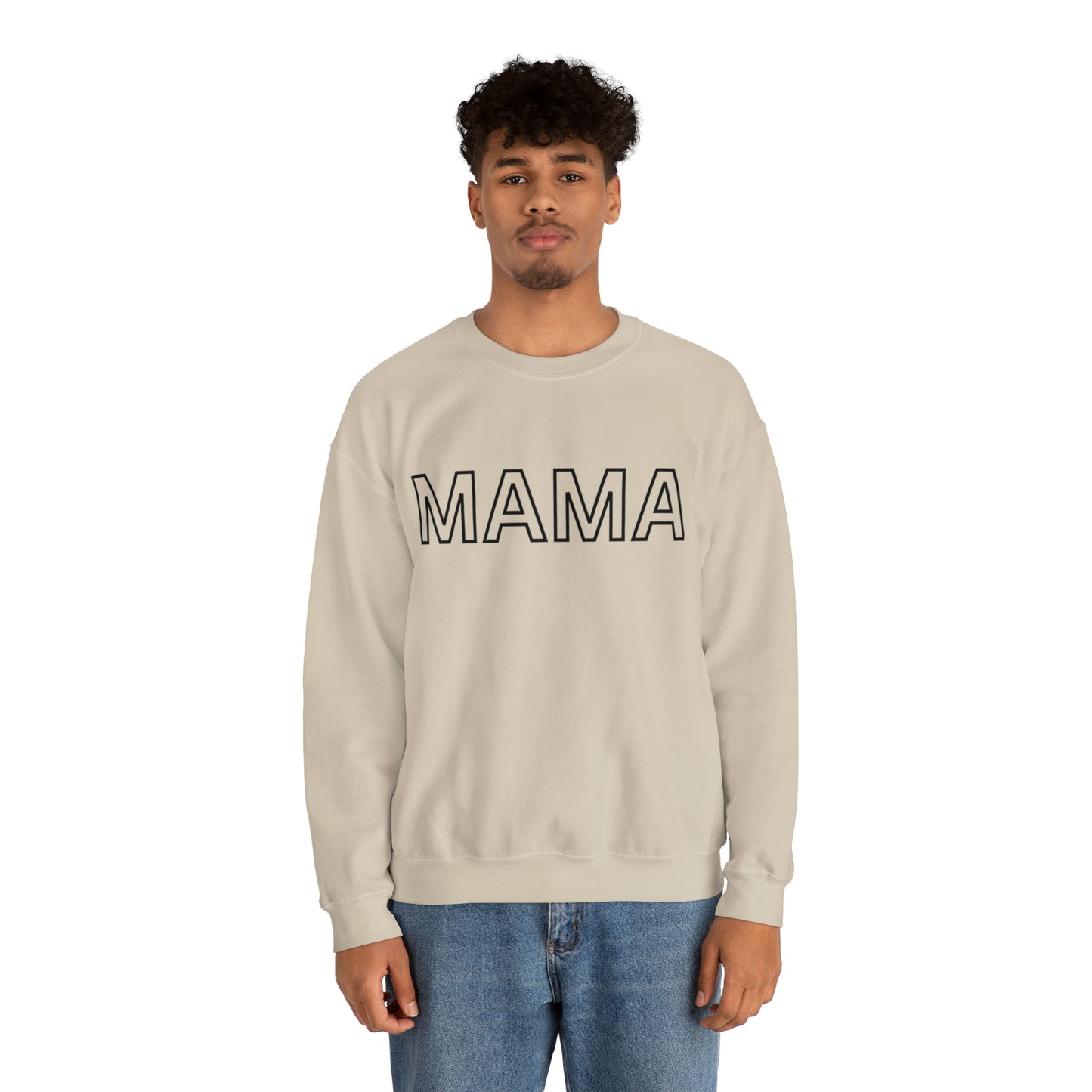 Mama Unisex Heavy Blend Crewneck Sweatshirt