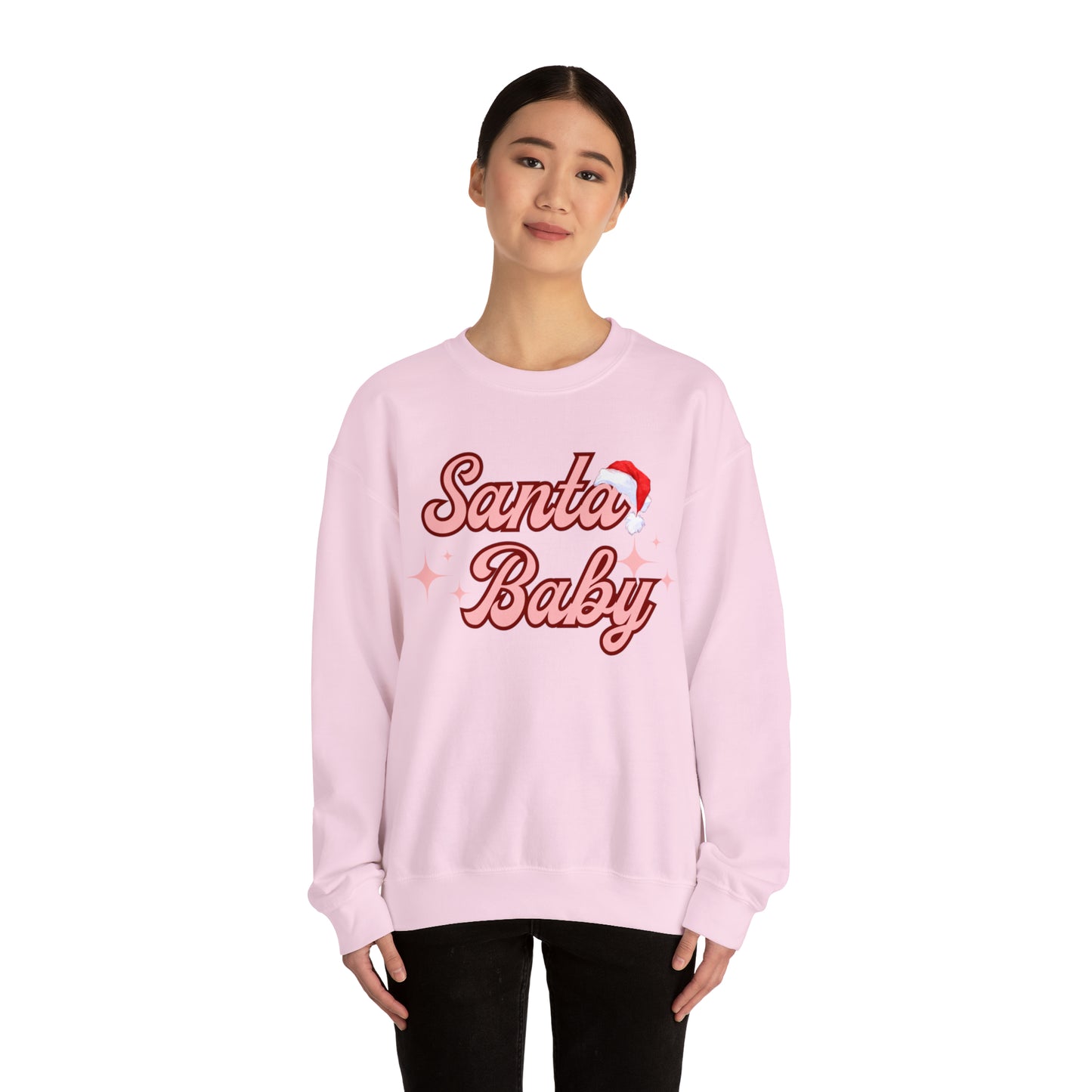 Santa Baby Unisex Heavy Blend Crewneck Sweatshirt