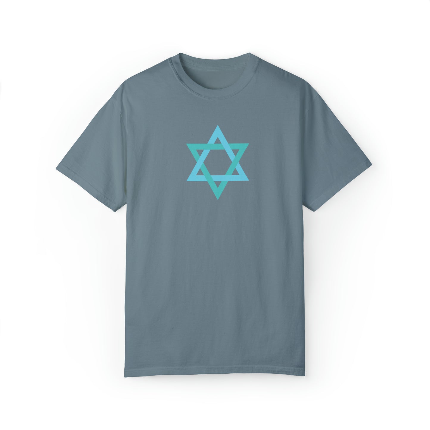 Jewish Star Unisex Garment-Dyed T-shirt