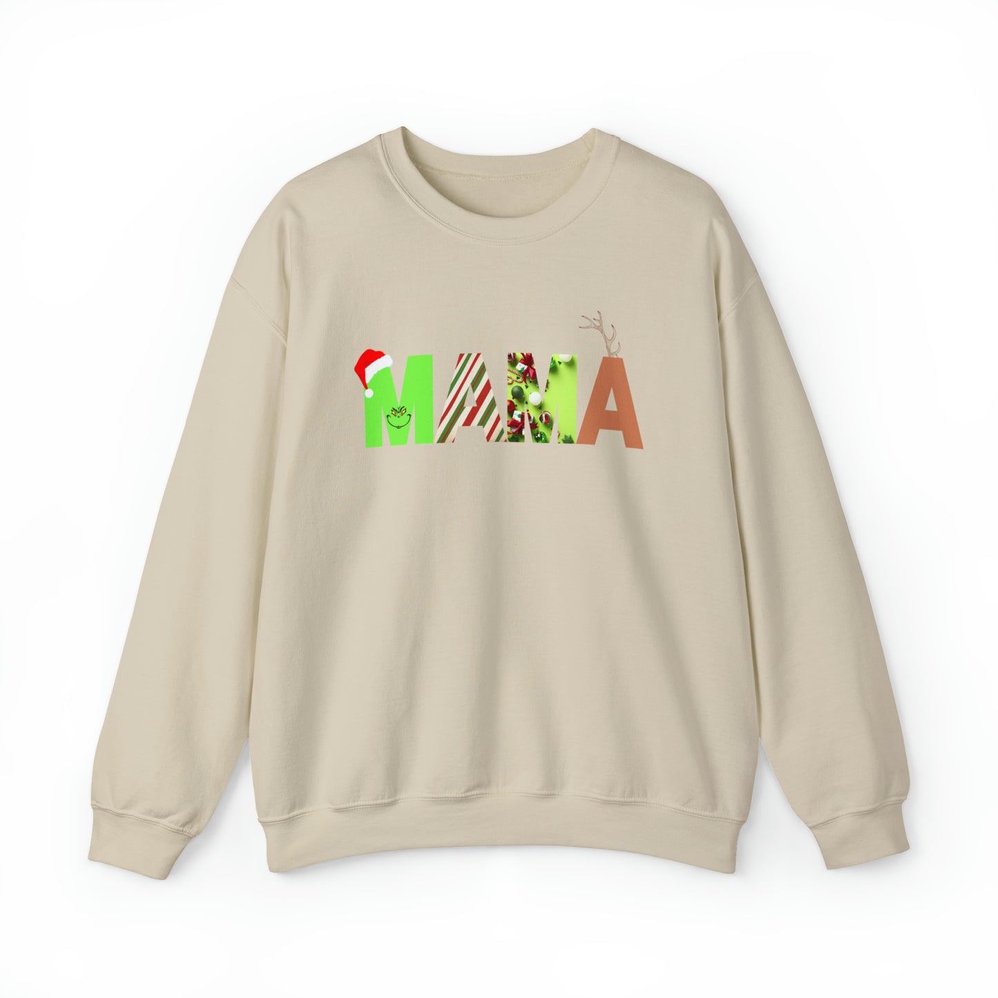 Mama Grinch Unisex Heavy Blend Crewneck Sweatshirt