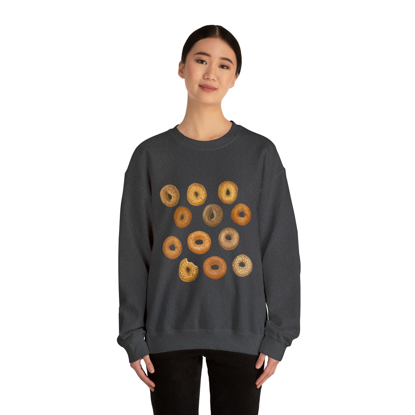 Bagels Unisex Heavy Blend Crewneck Sweatshirt
