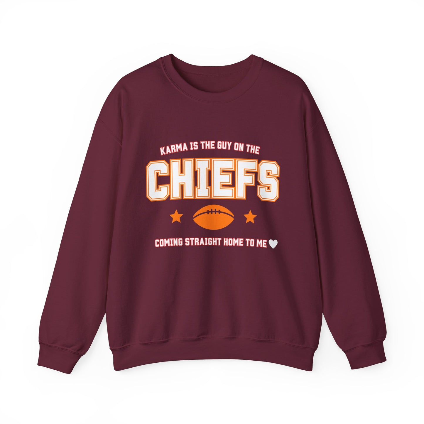 Karma Is The Guy On The Chiefs Unisex Crewneck