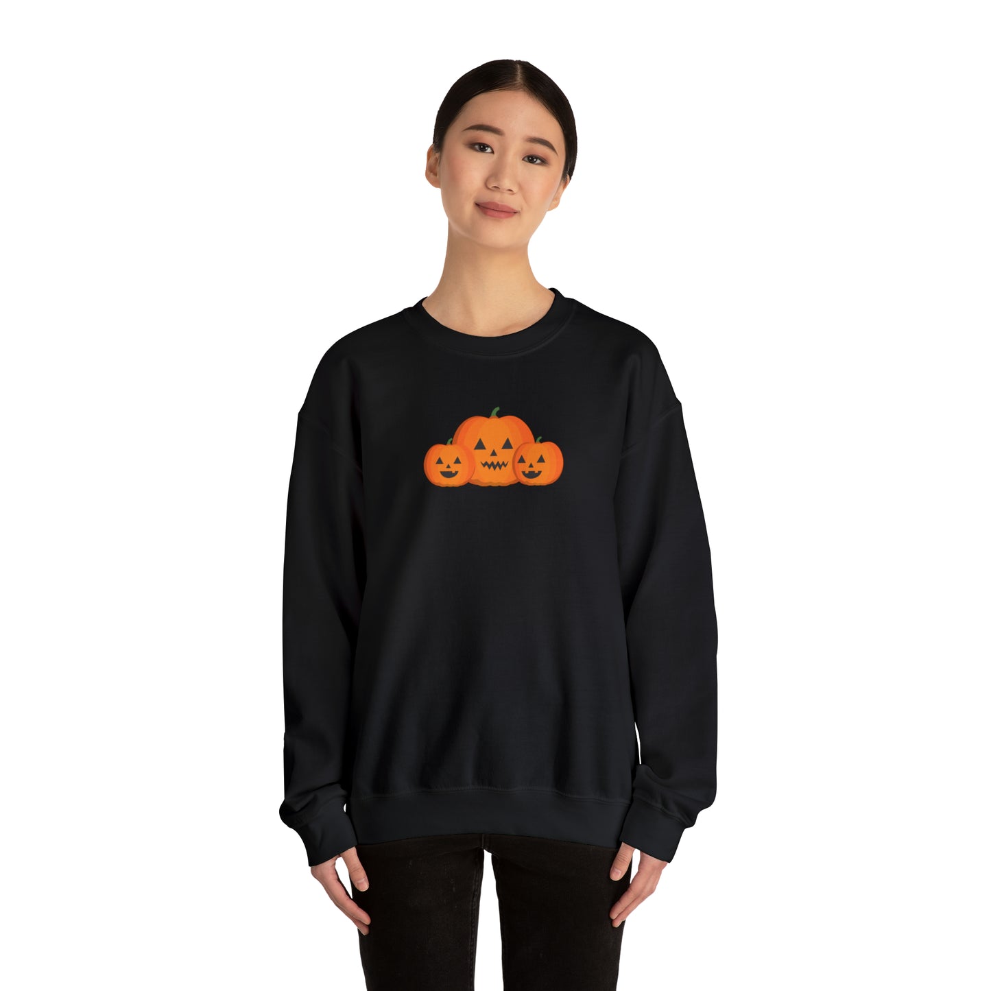 3 Little Pumpkins Unisex Heavy Blend Crewneck Sweatshirt
