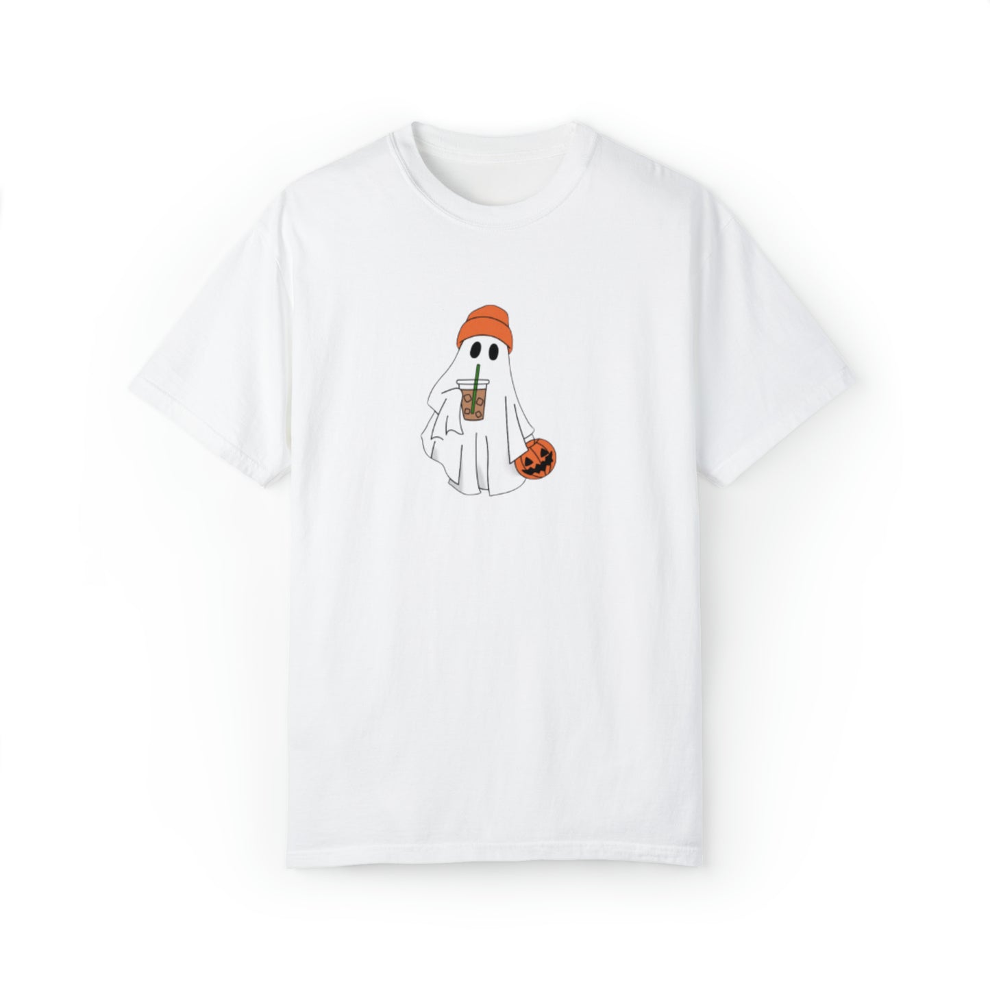 Ghost Iced Coffee Unisex Garment-Dyed T-shirt