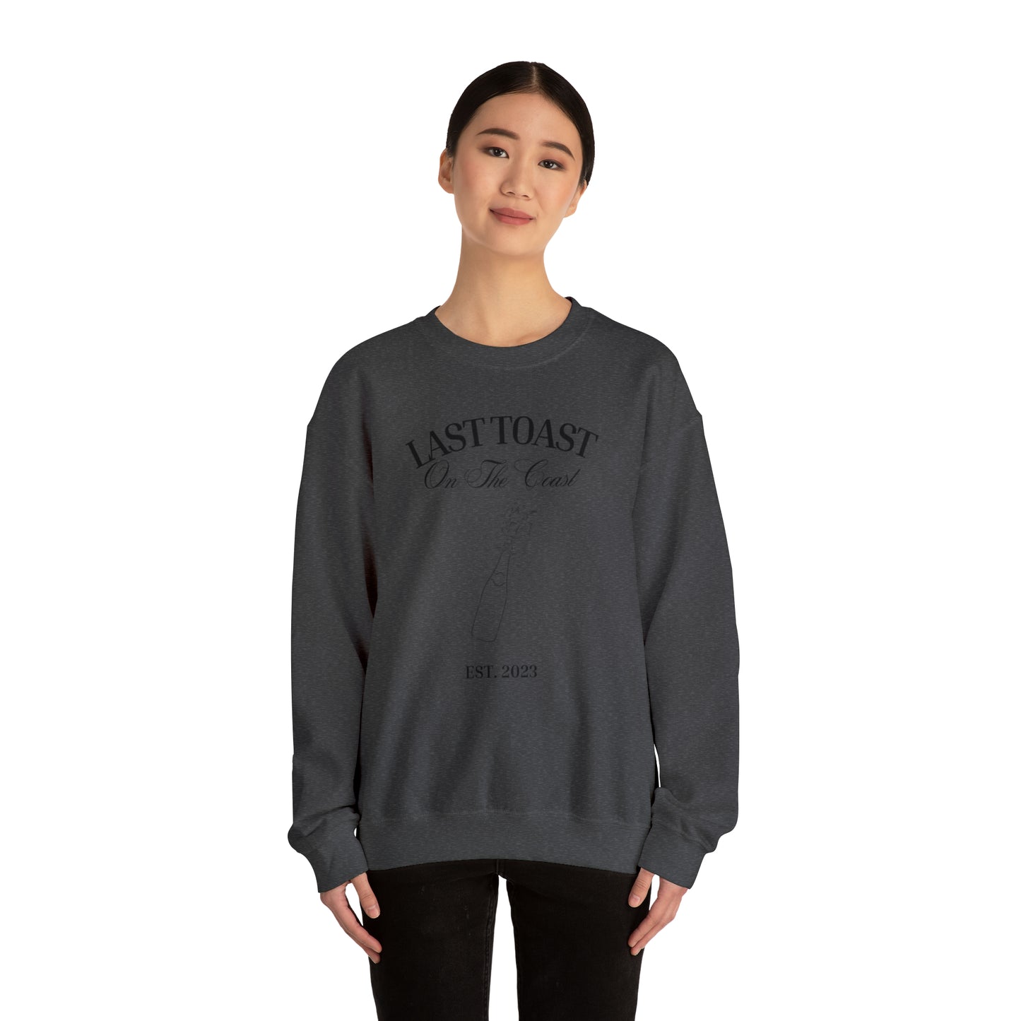 Last Toast On The Coast Unisex Heavy Blend Crewneck Sweatshirt