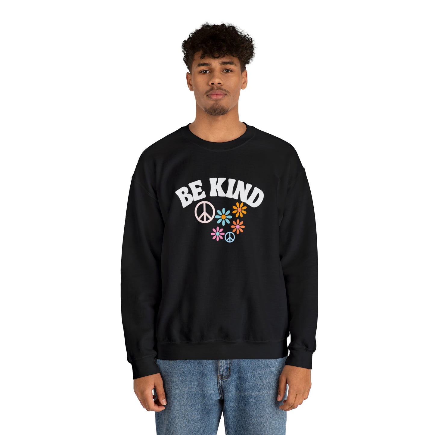 Be Kind Unisex Heavy Blend Crewneck Sweatshirt